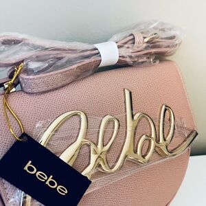 Bebe Blush Pink Crossbody Bag